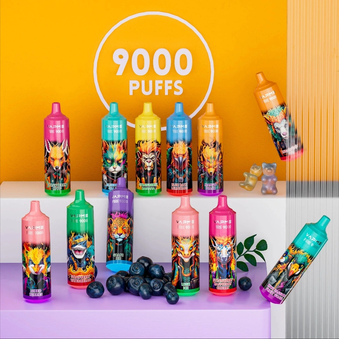 Cigarette électronique jetable 9K puffs Bar saveur de fruit Randm Tornado 9000 Chine Vente en gros I Vape Pen Pod Vape Vaporizer Vapme 9000 bouffées