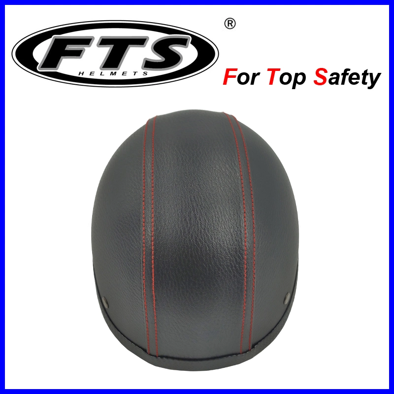 Cuir synthétique ABS Moto casque protecteur de la sécurité de la moitié face