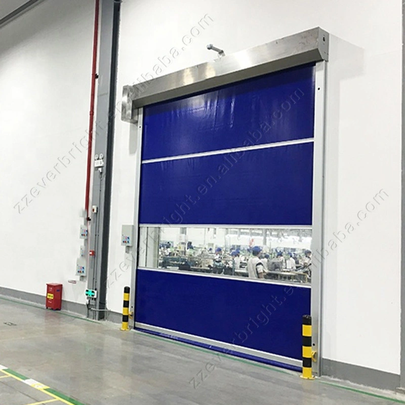 Big Warehouse Used Flexible PVC High Speed Sliding Door