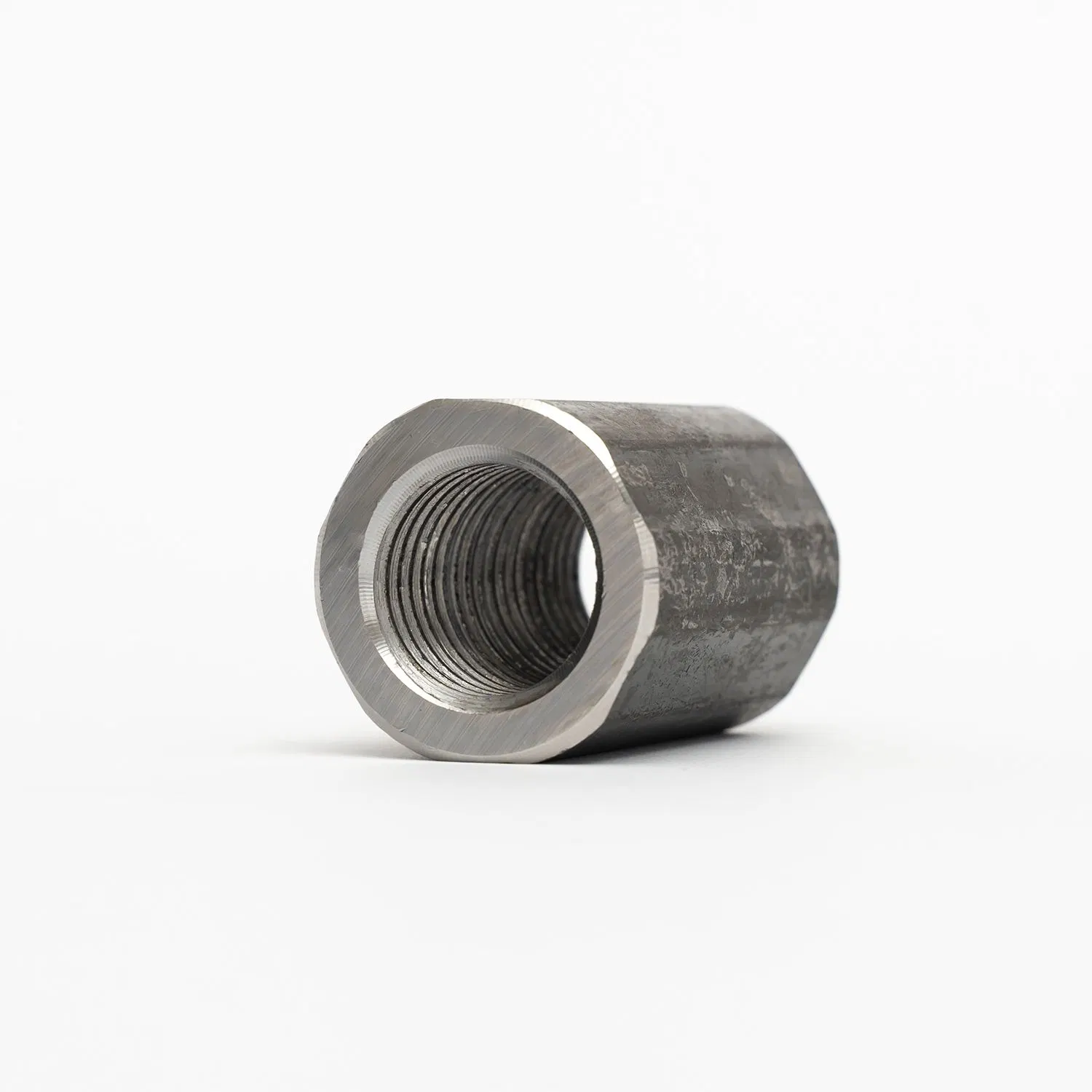 Civil Construction 12mm---50mm Reinforced Steel Hexagonal Rebar Coupler Threaded Rebar Coupler