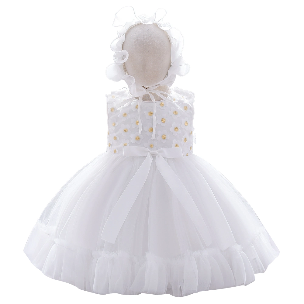 2021 Newborn Baby Wear Western Baby Wear Girls Party Garment Ball Gown Princess Frock Lace Sweet Dress