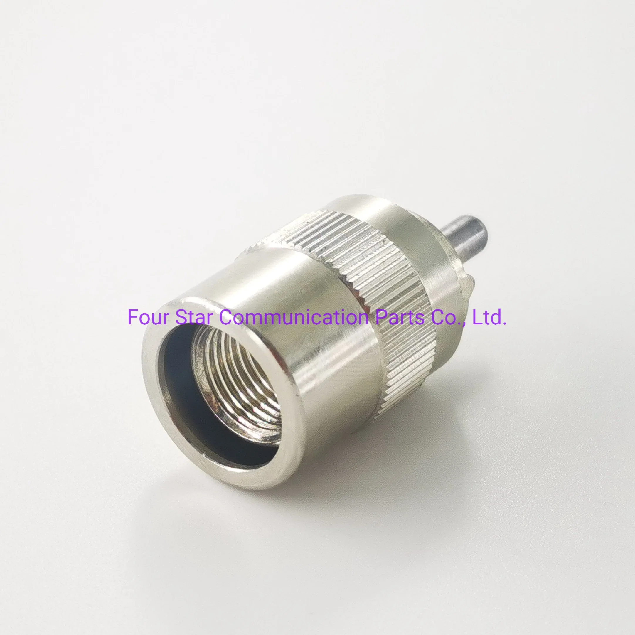 Customized Antenna Wire Electrical Waterproof RF Coaxial Male Plug Twist on UHF Pl259 Connector Terminals for Rg213 Cable