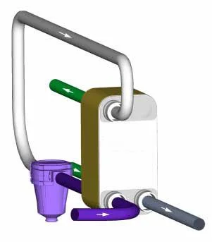 Compact Size Designed High Efficiency Yojo Air Dryer Copper Heat Exchanger