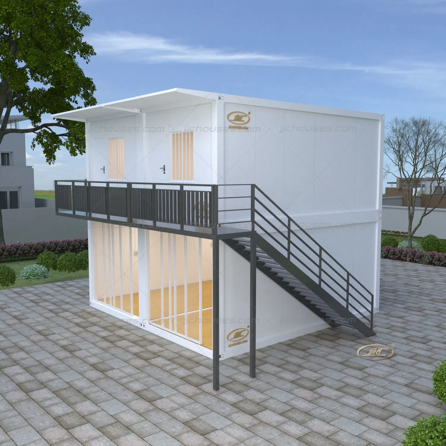 Baustelle Dormitory Building Vorgefertigte Mobile House Container