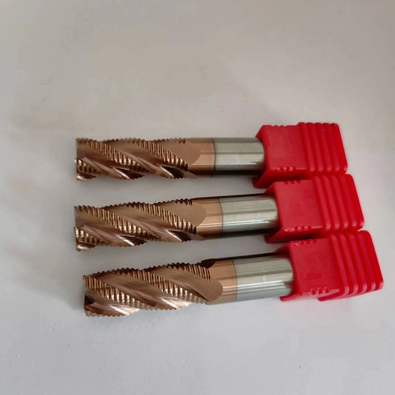 Solid Carbide Hard Metal 2/3/4 Flute Rough End Mill CNC Rough Milling Cutter for Wood Steel Fresa