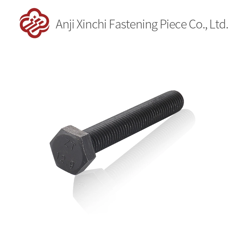 12.9 Grade Steel Hexagon Head Full Thread Bolt