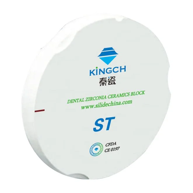 Logotipo personalizado Multilayer Dental Ceramic Block para el veneaje discos de Zirconia