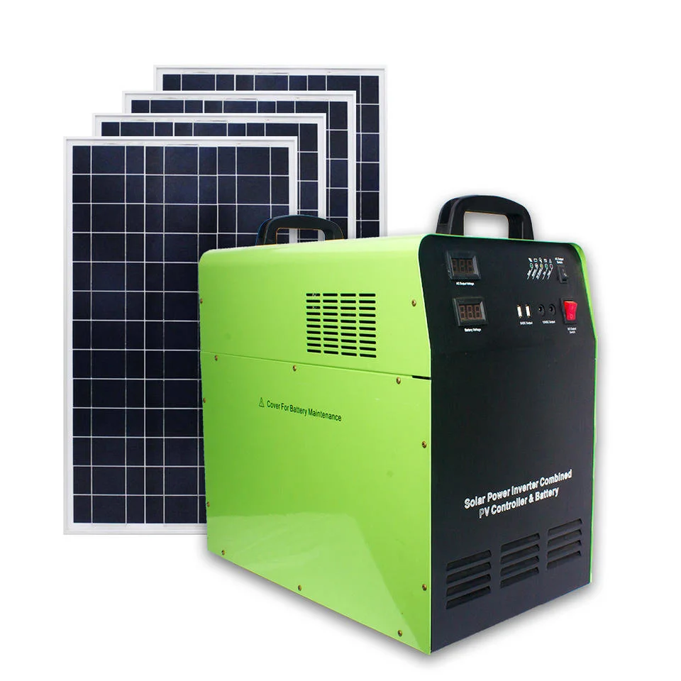 300W 500W 1000W 24V 100ah Solar AC DC 1kw Portable Solar Power Systems