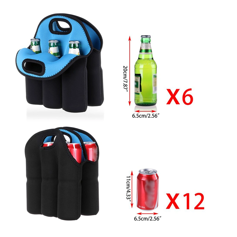 Personalizar el neopreno de promoción de la botella de vino, Bolsa Grande Bolsa de viaje Mochila Bolsa de radiador de refrigeración de hielo aislados