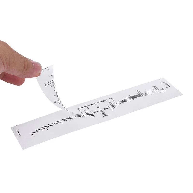 Eyebrow Ruler Sticker Permanent Makeup Microblading Measure Tool for Eyebrow Tattoo Design