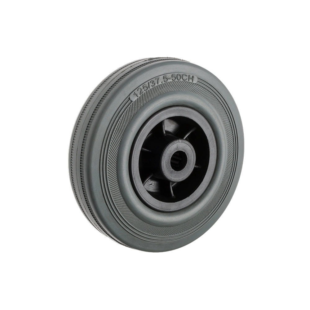 Swivel Black Rubber Caster Wheels for Garbage Bin Series