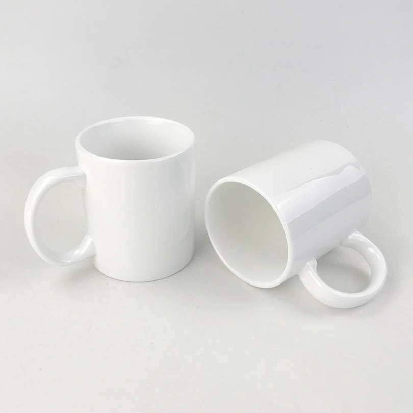 11 Oz High quality/High cost performance  Reinforced Porcelain Heat Transfer White Mugs Sublimation Cup