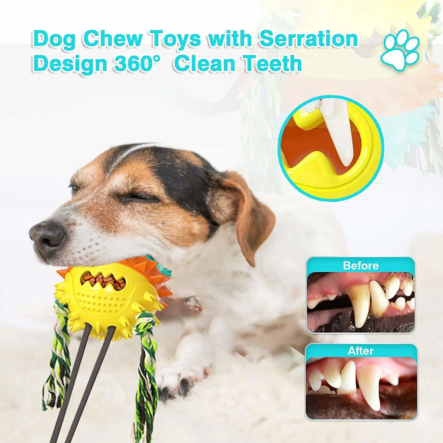 Wholesale/Supplier Customization Dog Toys Rope Pet Teeth Cleaning Durable Pet Toys