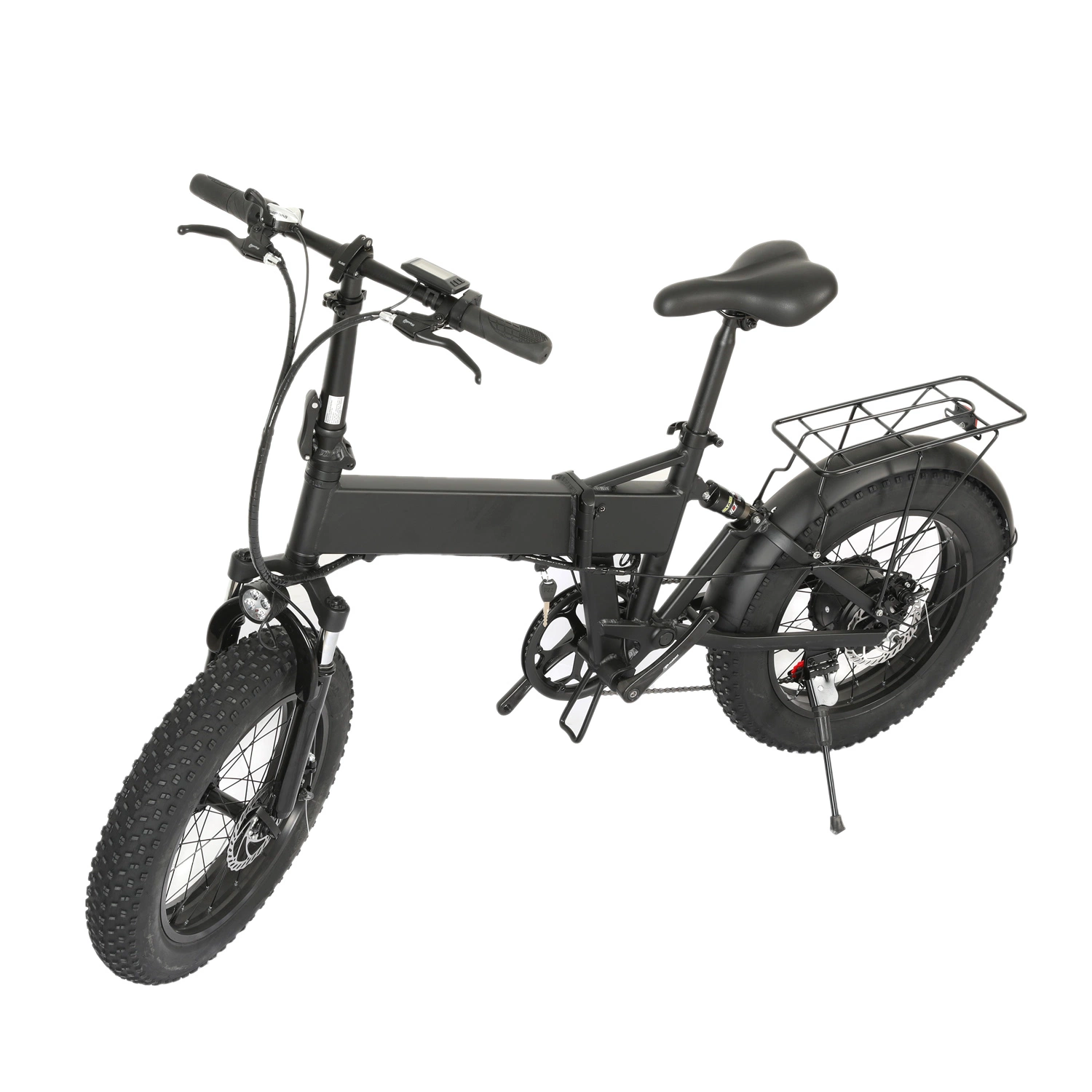 20" Electric Vélo Pliant Vélo Mountian électrique Electric Road Bike Electric Motorcycle avec moteur de 500 W Brushless à 48V 10Ah Battery Electric City Bike Eb