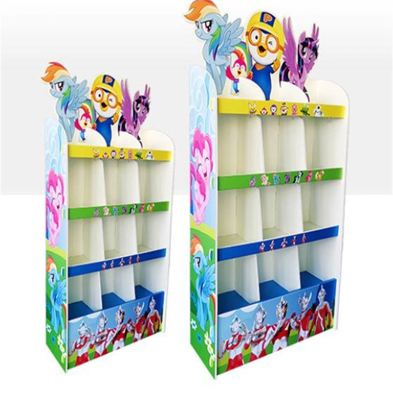 High Quality Cardboard Floor Stand Displays Carton Display Rack