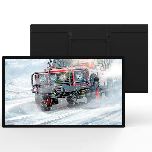 Ecrã LCD de 22 polegadas com ecrã de loop de vídeo digital para interior Sinalização para equipamento de publicidade para montagem em parede de loja