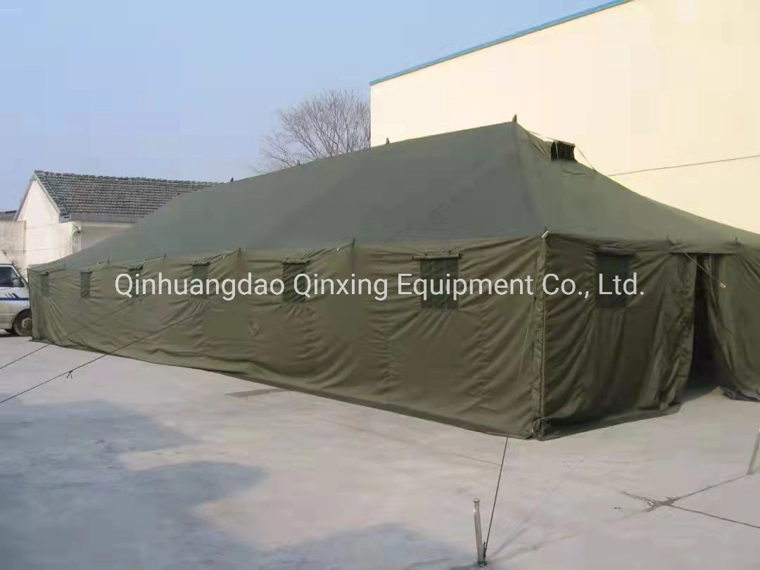 Fábrica Qx 10 20 30 40 50 personas en Angola/África/Europa Gran Carpa Carpa de estilo militar del ejército impermeable