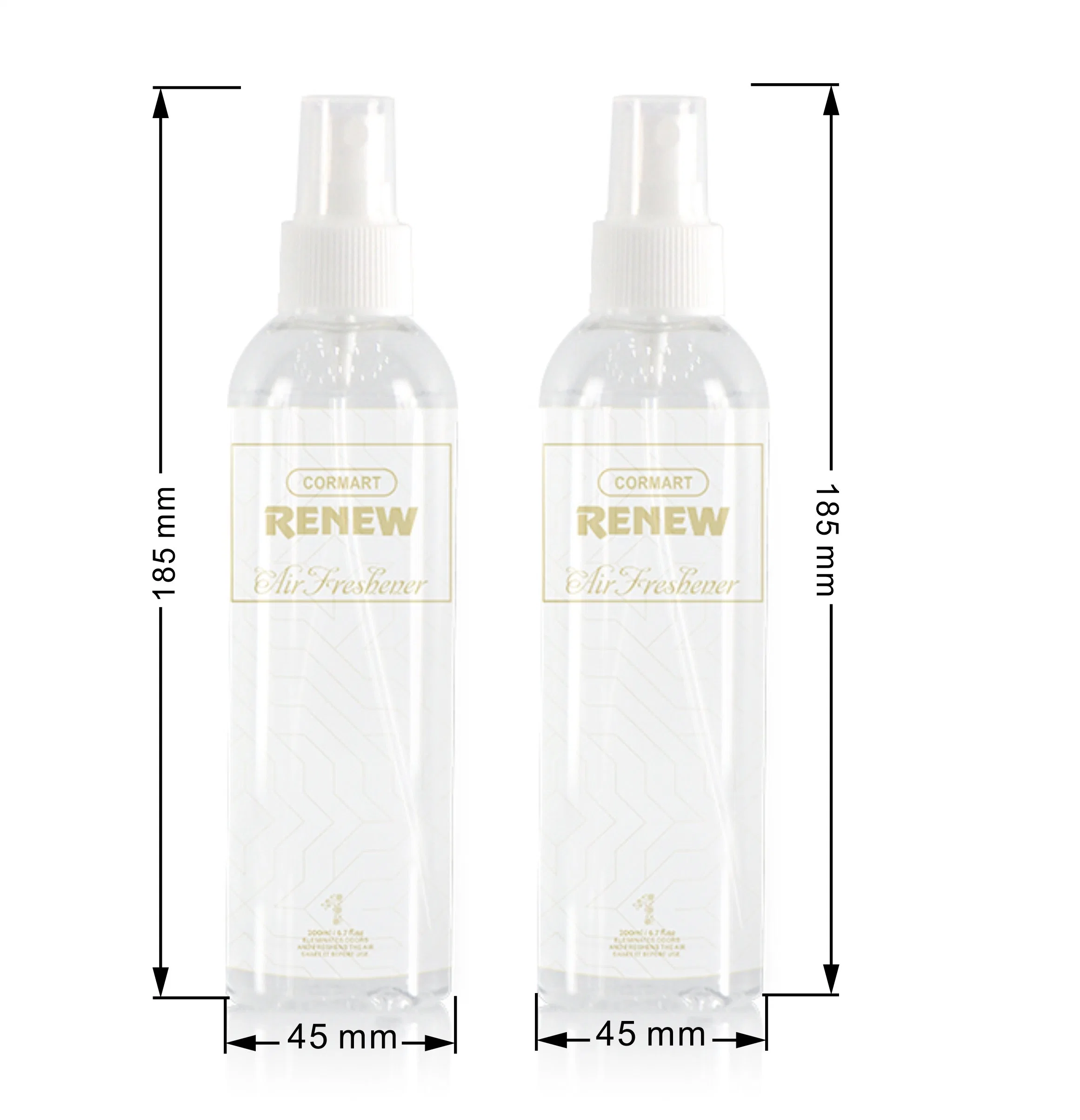 7oz Alquiler de cuarto de baño del refrigerador de aire personalizado de Inicio Agregar la presión del agua de rosa dispensador automático ABS perfume ambientador Spray