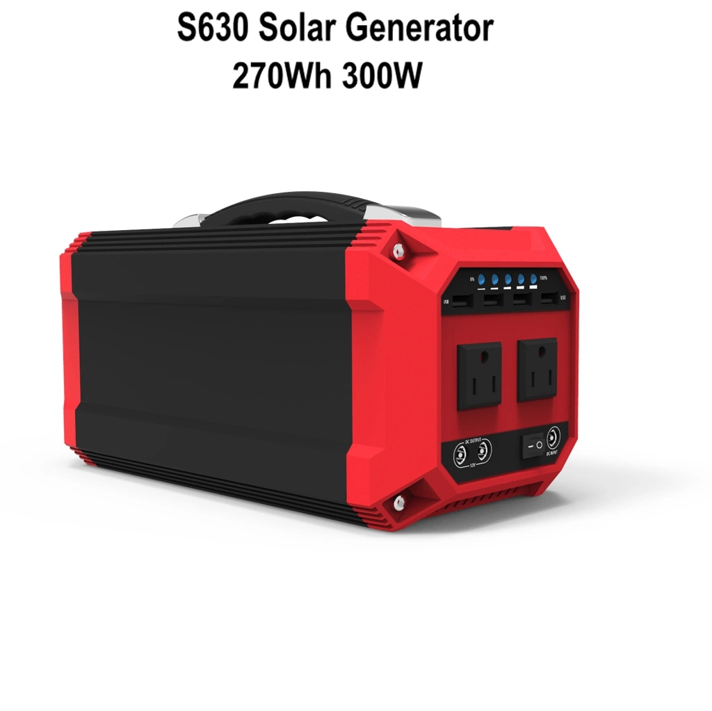 Multi-Function Solar System Power Generator with USB Port