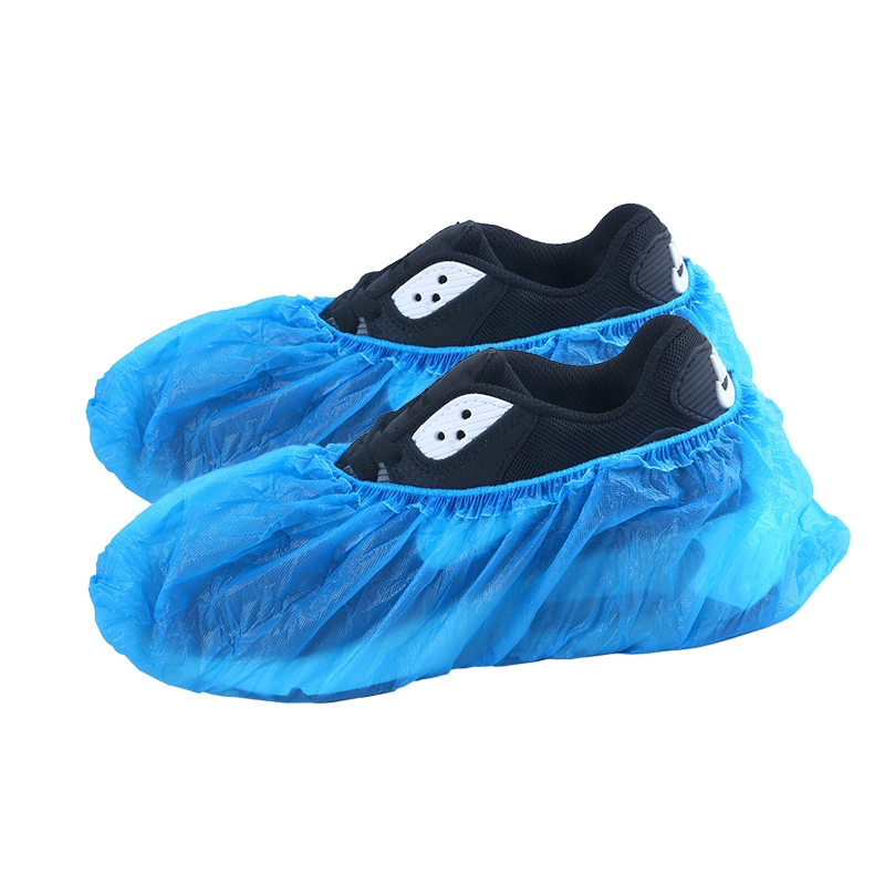 Disposable Waterproof Non Skid Rain Shoecover Anti Slip PE Shoe Cover