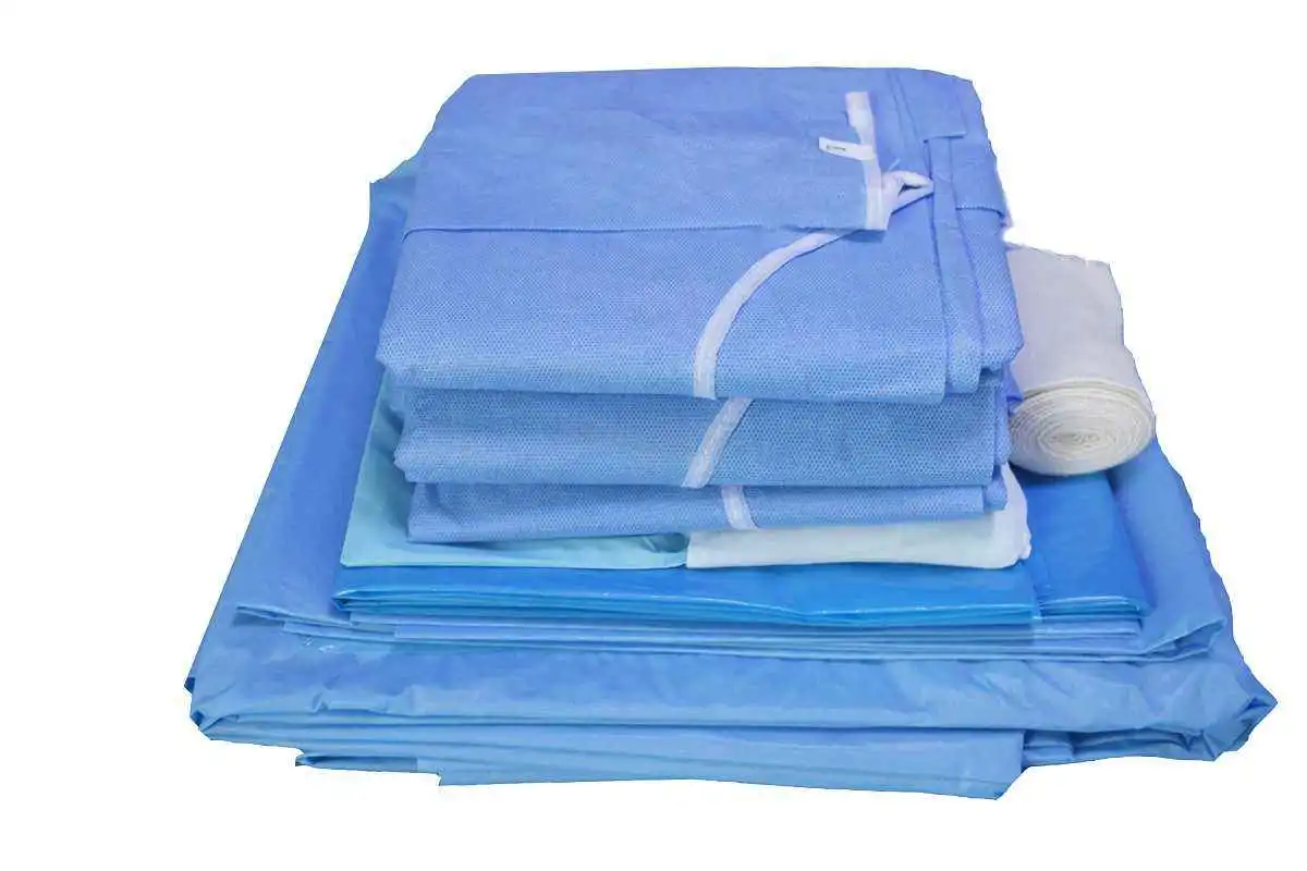 PP Polypropylene Nonwoven Roll Fabric SMMS for Barrier Surgical Gowns