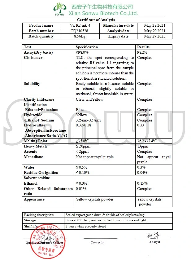 Sonwu Supply Health Food Vitamin K2