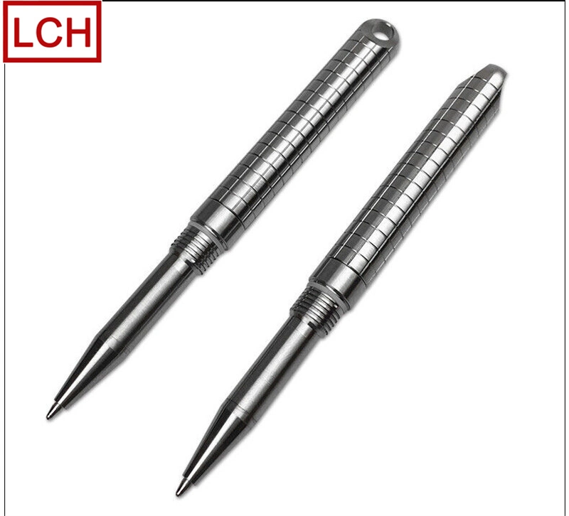 Personnalisé CNC titane min tactique stylo poche Ballpoint Outdoor Camping Outil de survie