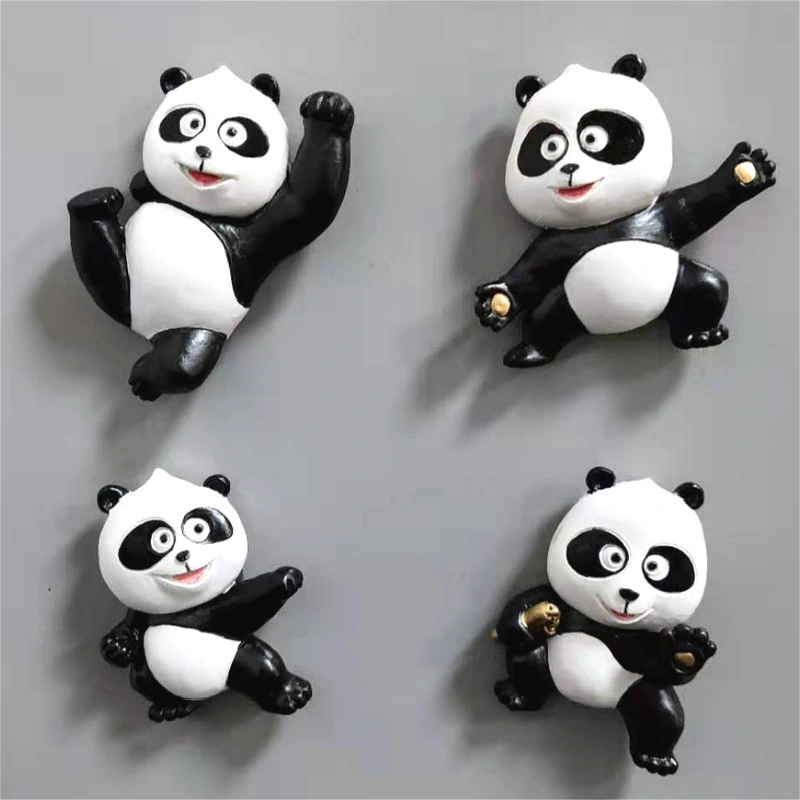 Netter Panda-Silikon-Kühlraum-Magnet für Förderung