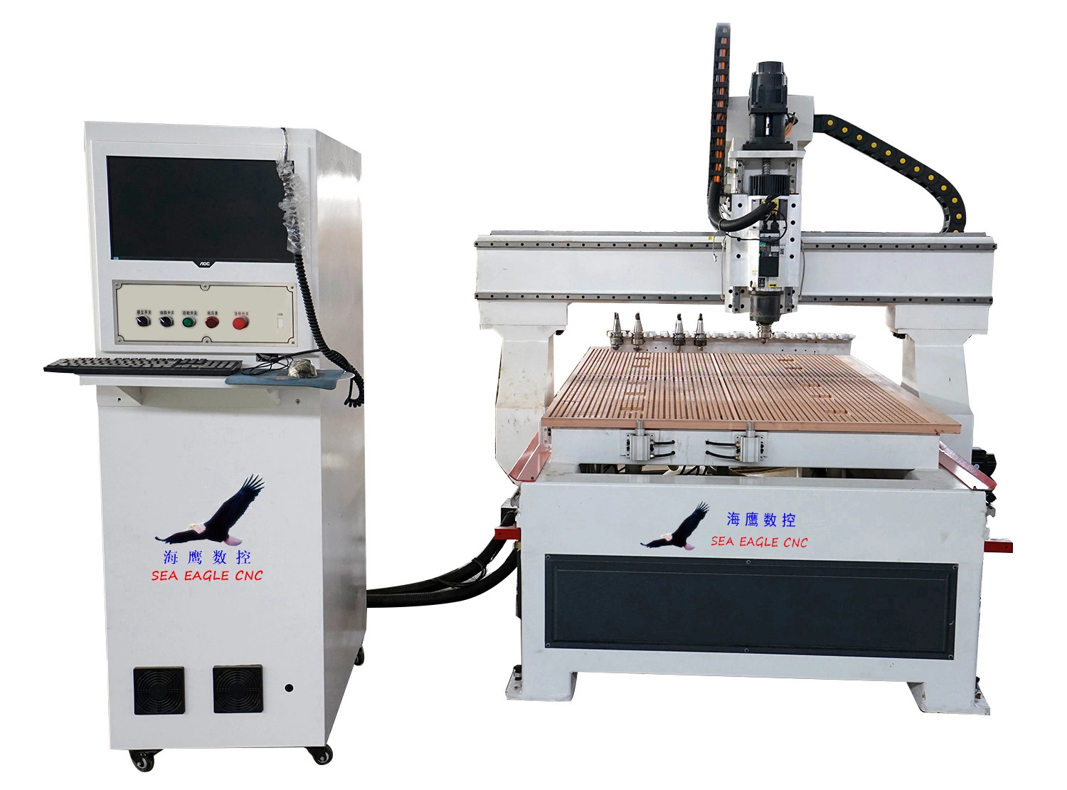 Woodworking Machine Wood Atc Tool Blade Store Change Processing Boring Drilling Center CNC Router