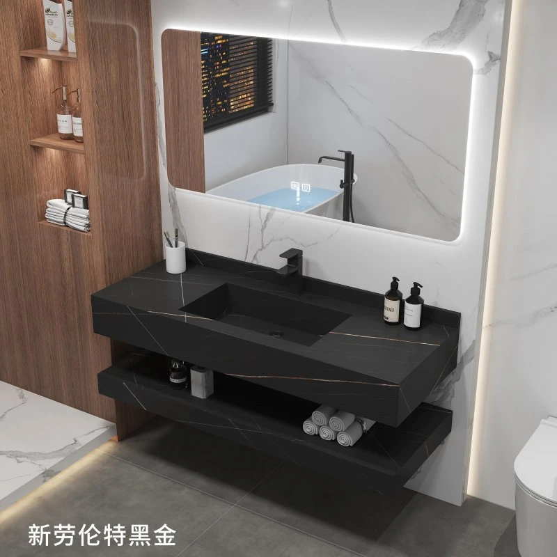 Customizable Sanitaryware Artificial Stone White Marble Wash Basin Wall Hung Bathroom Sink