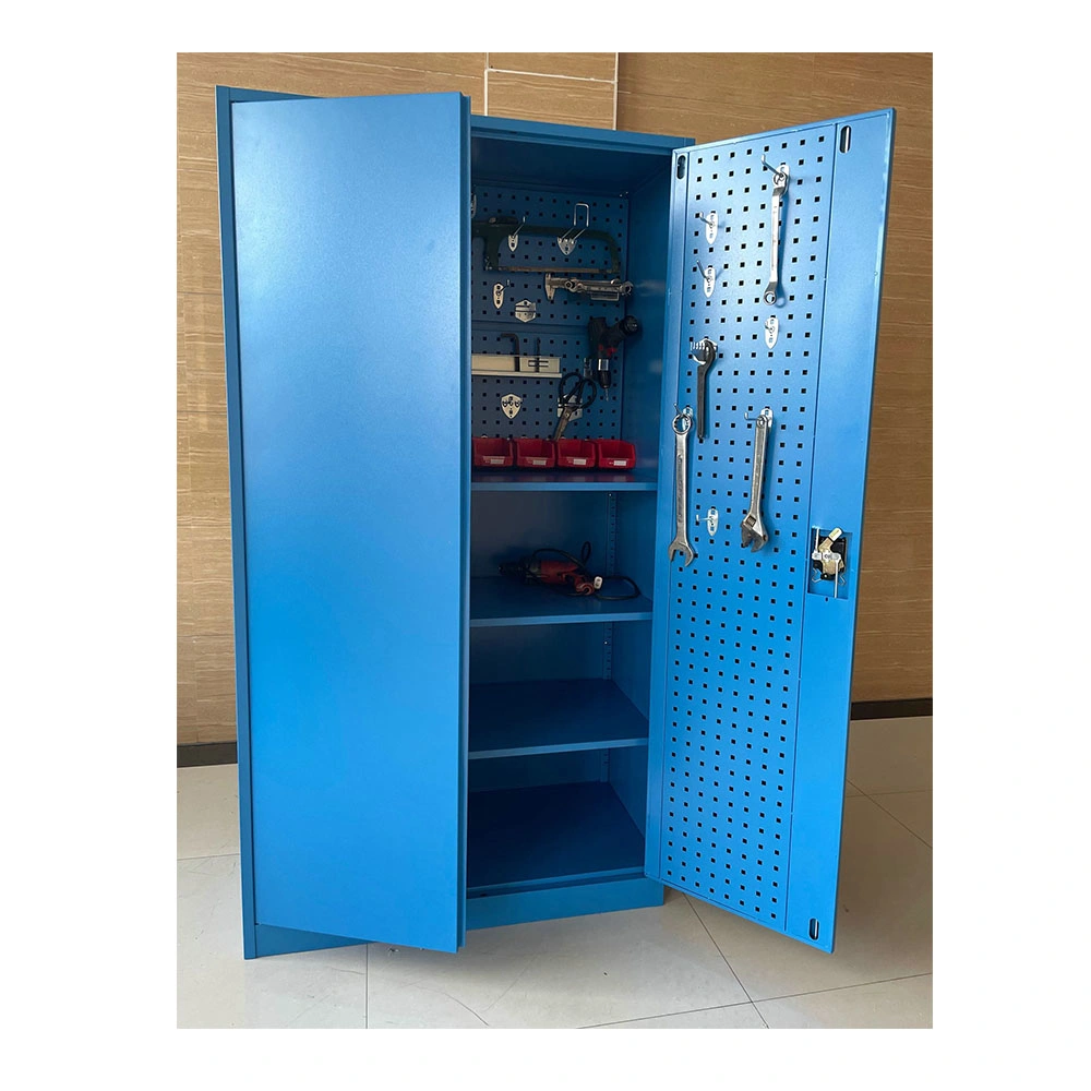 Fas-T01 семинара оборудованием для хранения данных 2 металлический распашной двери гаража стальной шкаф для хранения прибора шкафа электроавтоматики