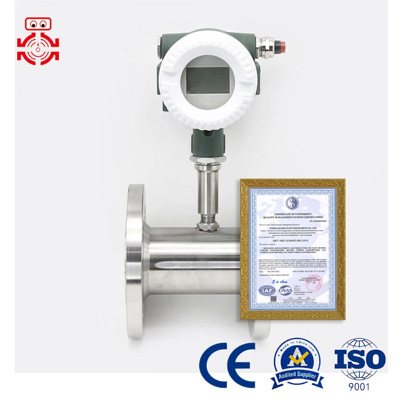 4-20mA Clamp Connected to Liquid Turbine Flow Meter