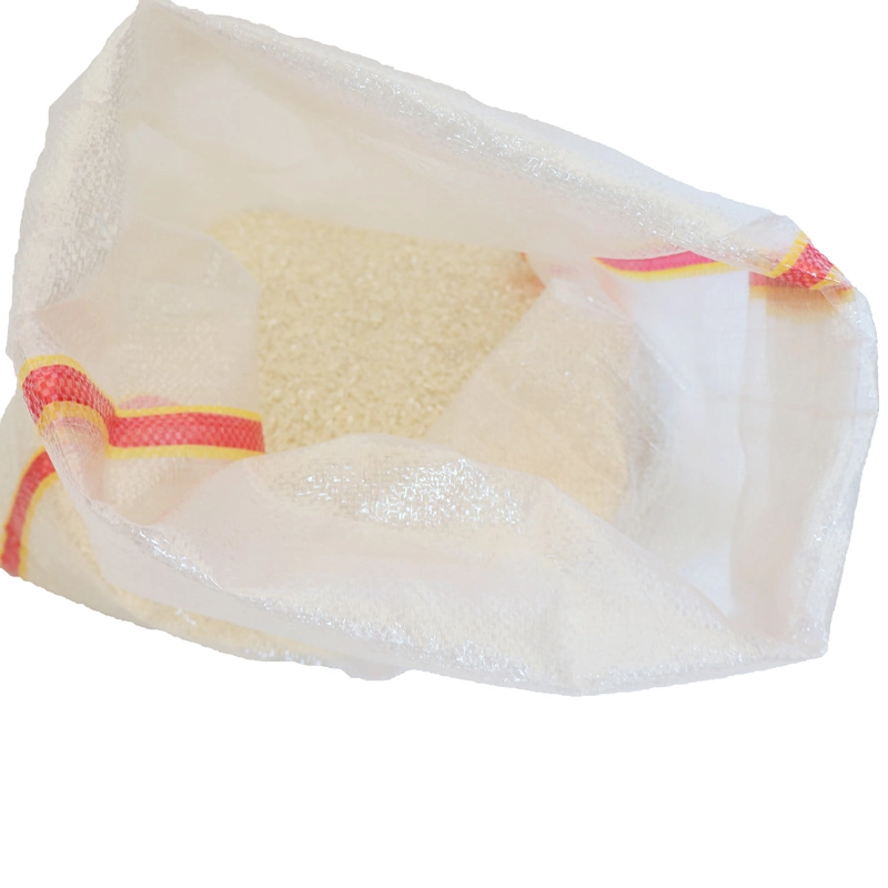 Commerce de gros sacs de plastique polypropylène transparent Paddy 50kg