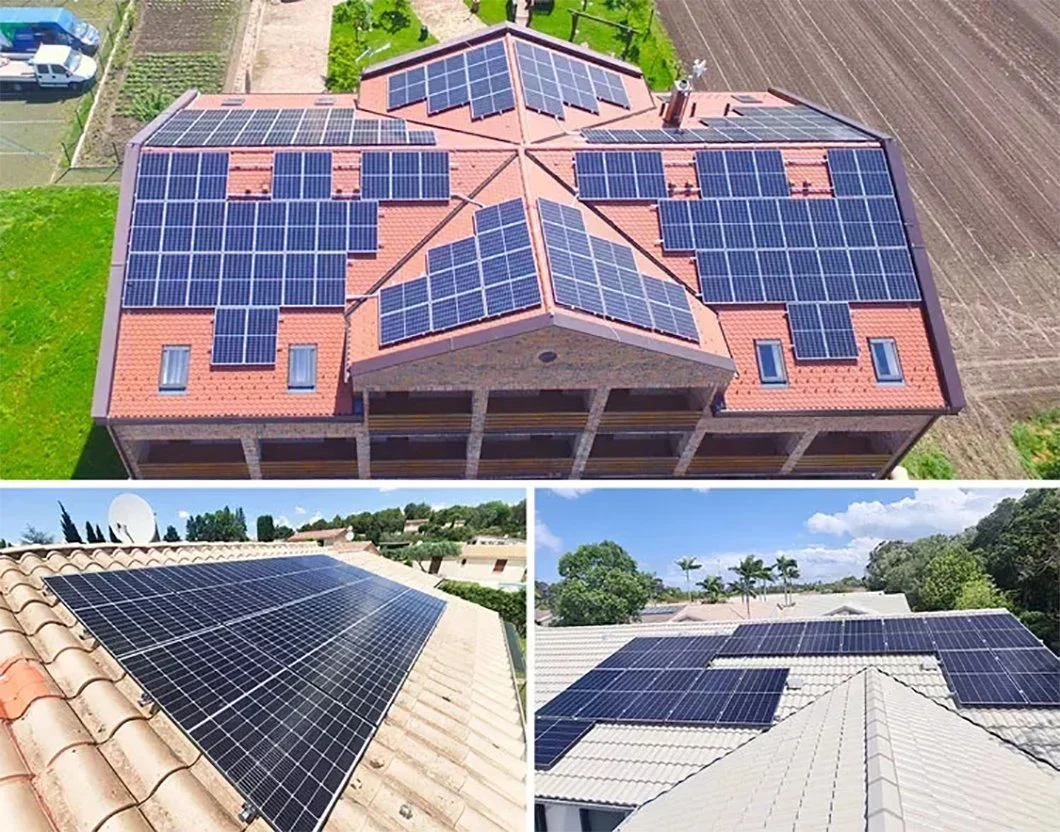 Hybrid Solar System Energy Storage Generator 30kw 50kw 100kw 120kw 300kw Home Hybrid Solar Power System with High Effiency Solar Panels