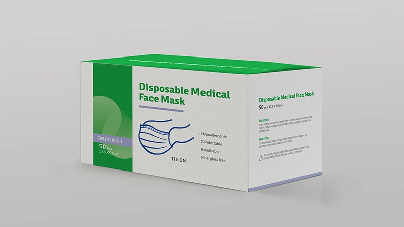 Masque médical de haute qualité non tissé jetable Hôpital médecin protecteur Masque de visage