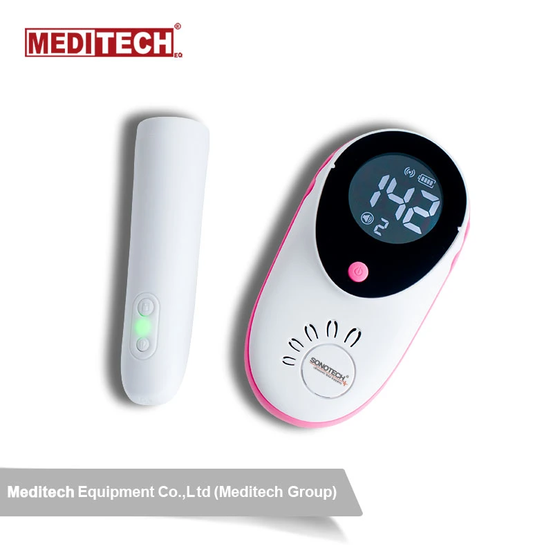 Wireless Pocket Color Fetal Doppler Home Use Handheld Obstetric Ultrasound for Pregency