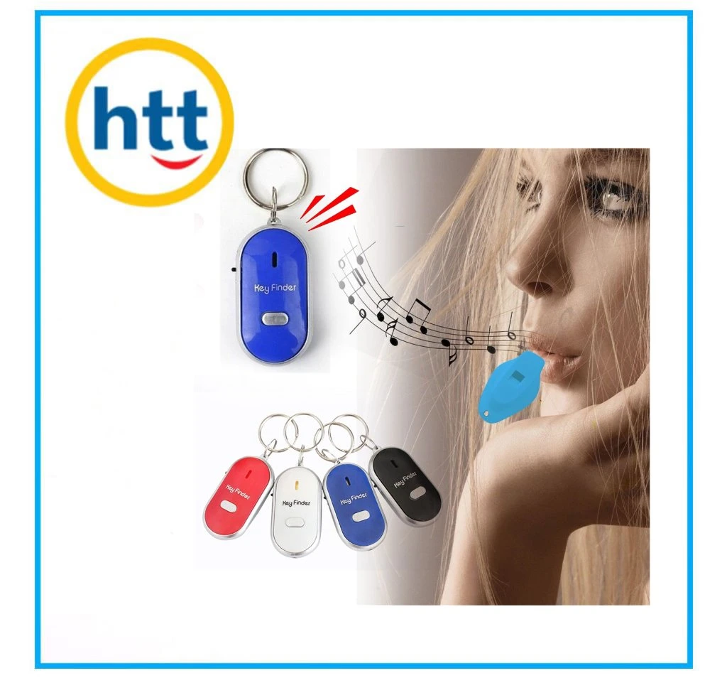 LED Electronic Portable Key Finder Promoción Regalos silbato Key Finder