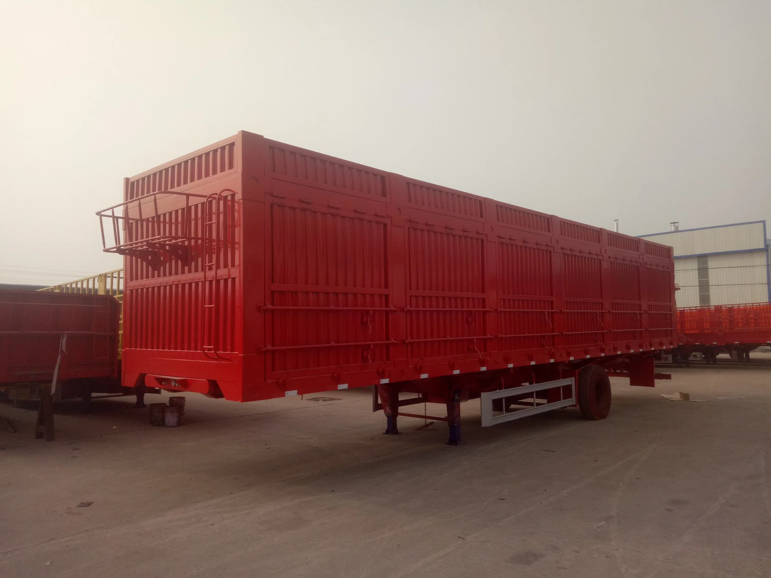 2021 Luen 3 Axle Standard Box Semi Trailers Grain Transportation or Sale