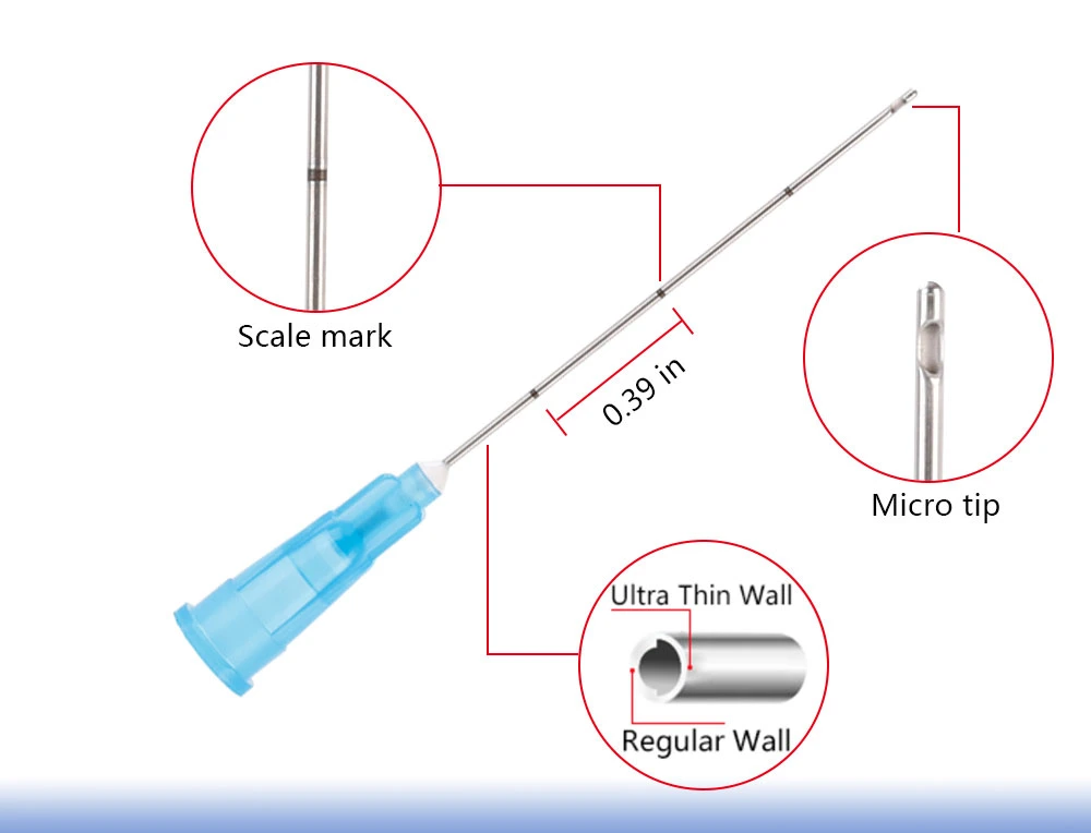 Sterile Medical 30g 4mm Hyaluronic Acid Micro Needle