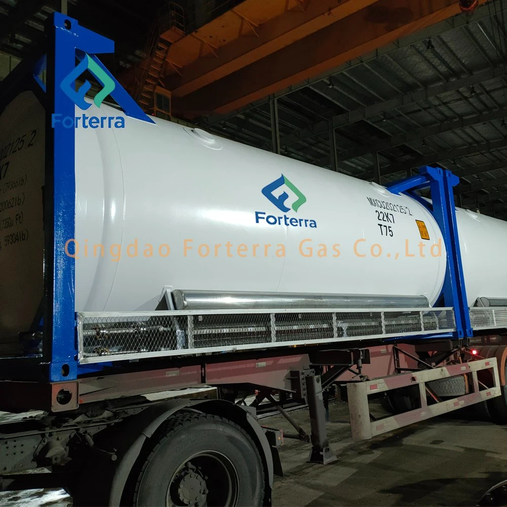 Factory Supply 20' Container ISO Tanks Cryogenic Transport Container Tank for Lin Ln2 Lar Lco2 Lo2