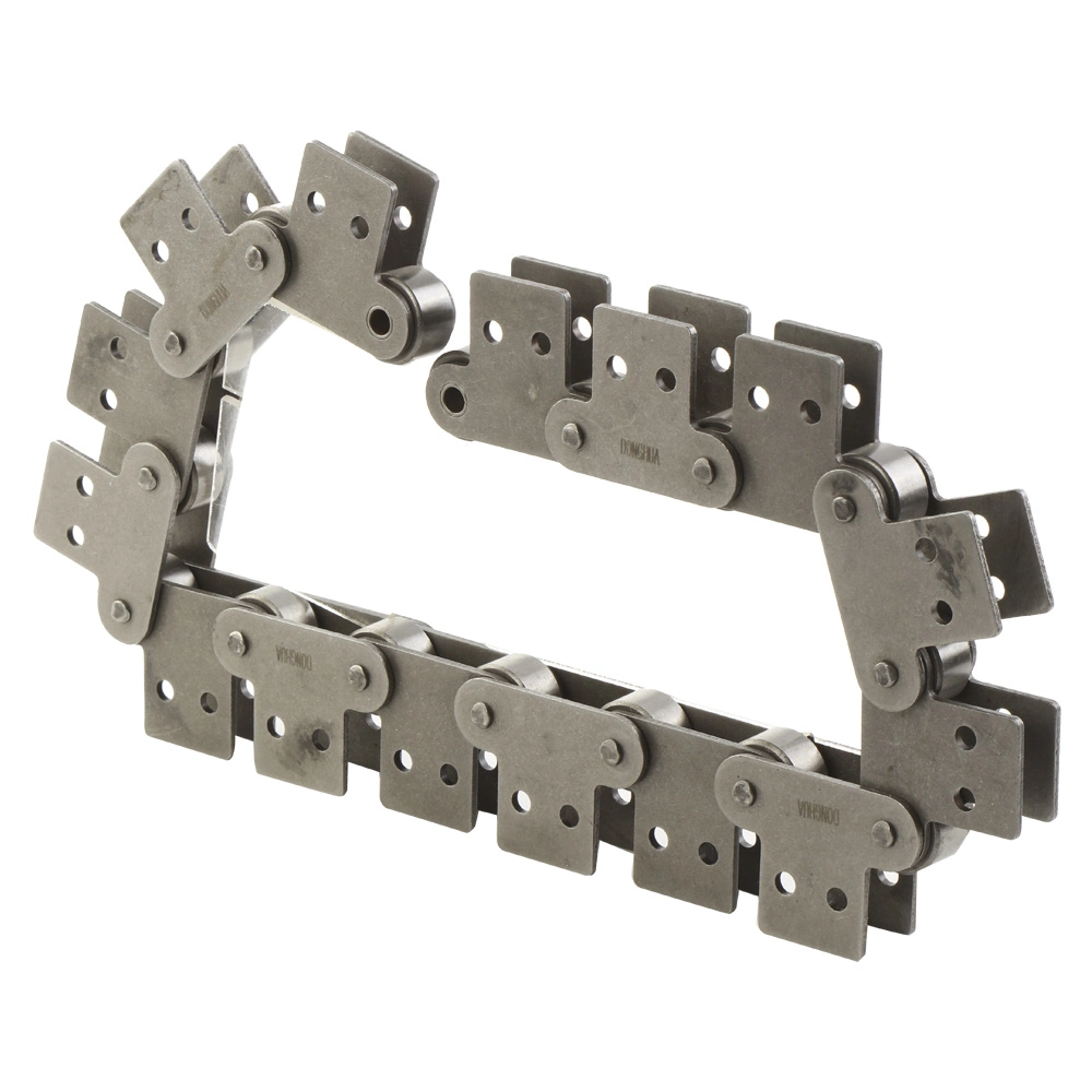 Internationally recognized industrial roller chain with straight side plate