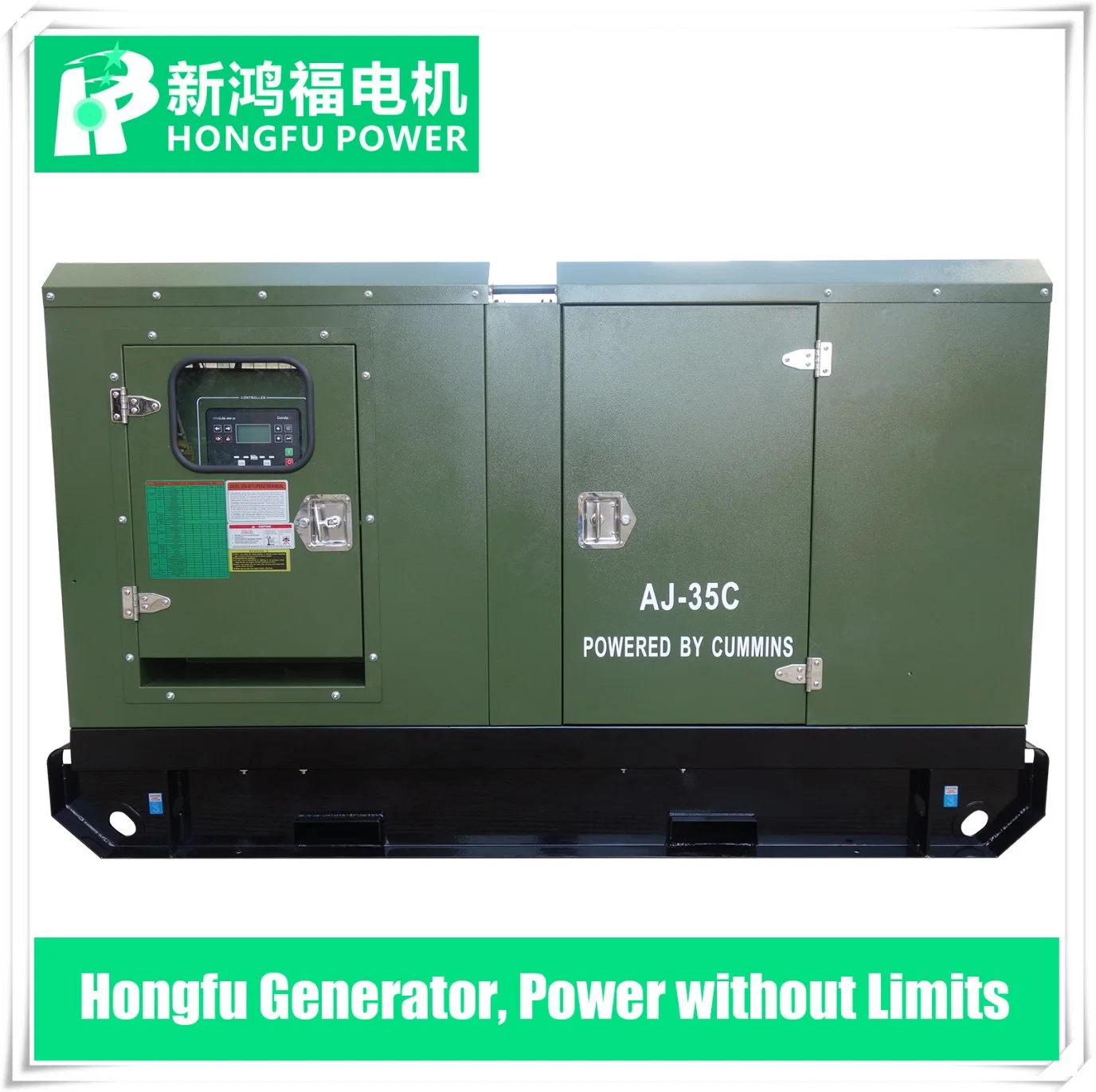 Portable Cummins Diesel Engine 4b3.9-G1 Power 25 kVA Generator Price