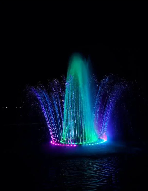Manufacturer Customized Stainless Steel Floating Musical Dancing Water Fountain
