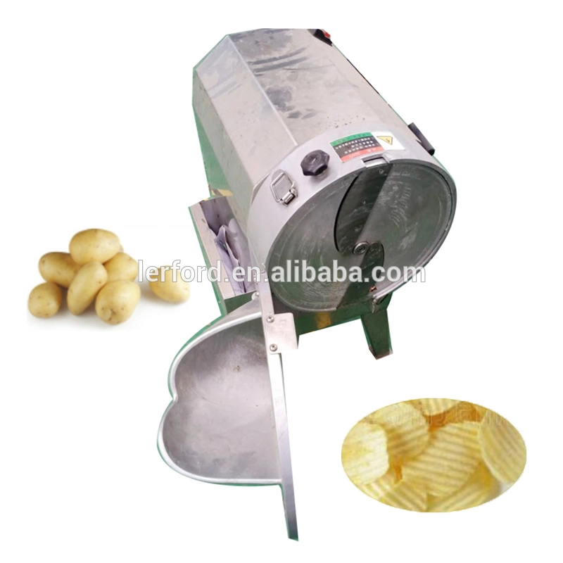 Stainless Steel Wave Potato Chips Cucumber Cutting Slicing Machine