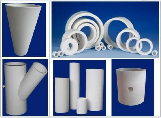 Engineering Alumina Oxide Ceramic Bend Tube Lining with Costmized Degree