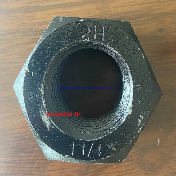 Carbon Steel High Tensile PTFE Coated S45c Heavy Hex Nuts