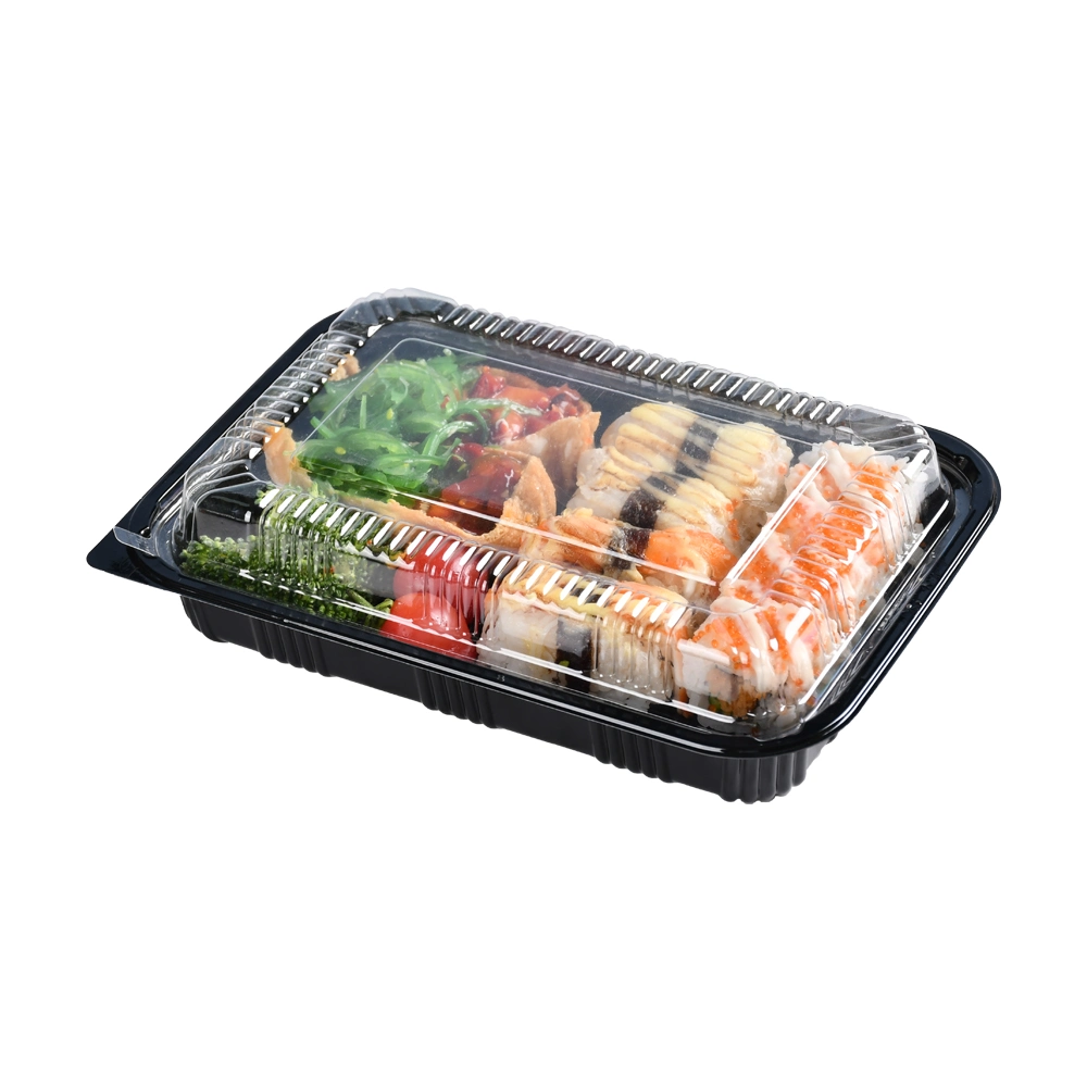 Caja de almuerzo desechable para envases de alimentos al por mayor.