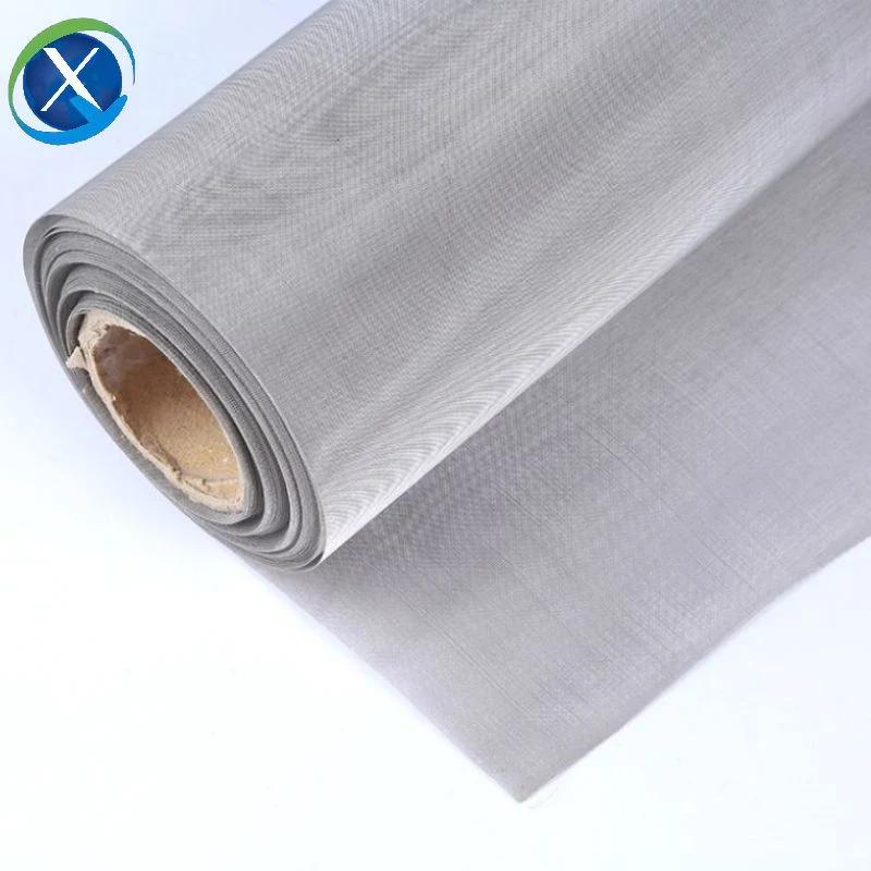 Stainless Steel 304 316 Plain/Twill/Dutch/Reverse Woven 4-3200mesh Square Sand Metal Screen Net Wire Mesh for Filter