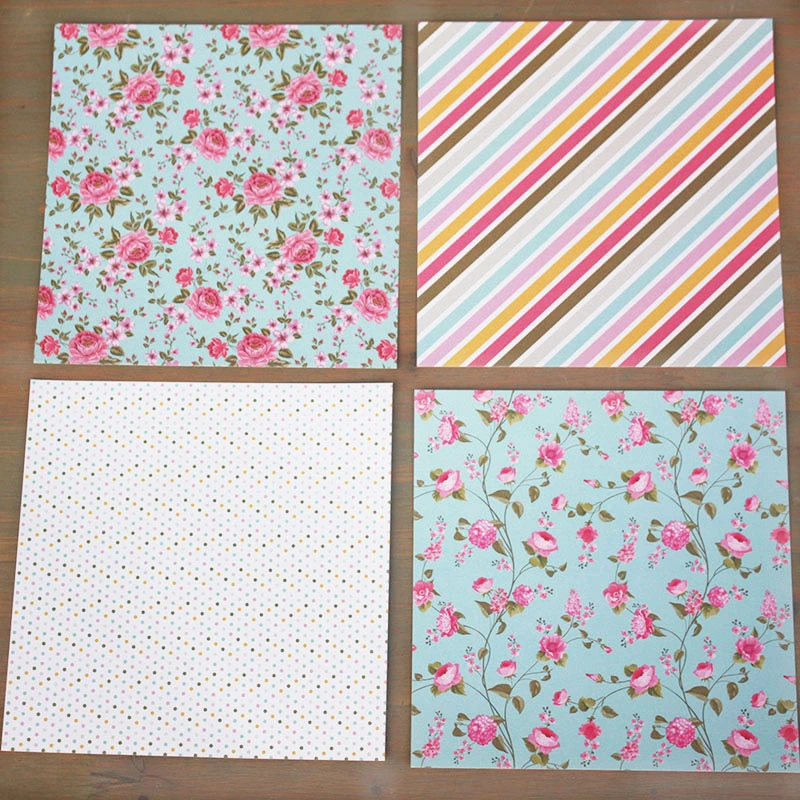 Customized Printing 12X12 Scrapbooking Paper Pad Decoration Paper Pack Scrapbook Kits