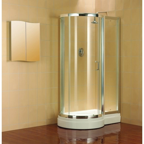 La puerta del baño de cristal templado con la norma EN12150 y AS/NZS 2208 certificados